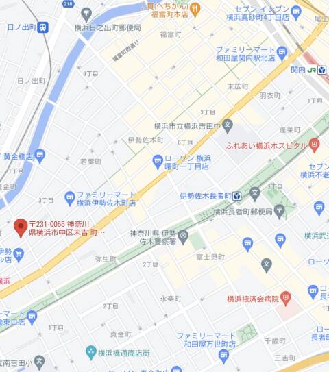 マップ｜横浜パフパフチェリーパイ（巨乳・爆乳専門ヘルス店/横浜曙町）