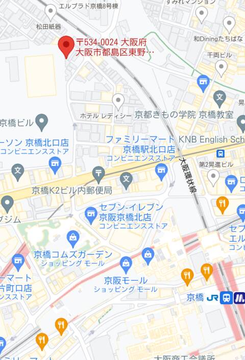 マップ｜スポコスkunkakunka（ホテヘル＆待ち合わせ/京橋）