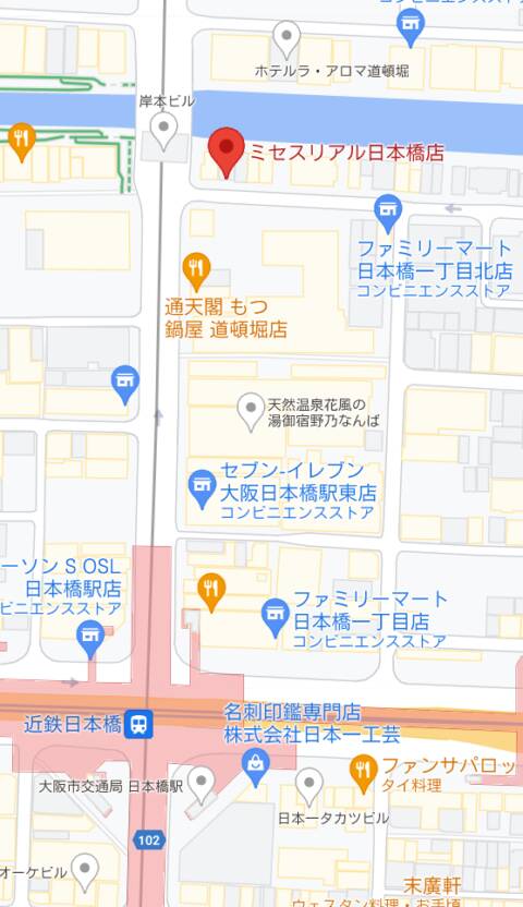マップ｜リアル 日本橋店（ホテヘル＆デリヘル/日本橋）