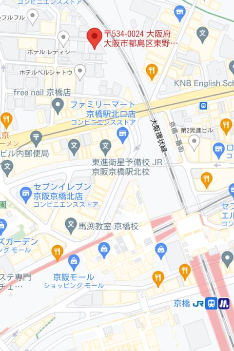 マップ（受付所）｜リアル 京橋店（ホテヘル/京橋）