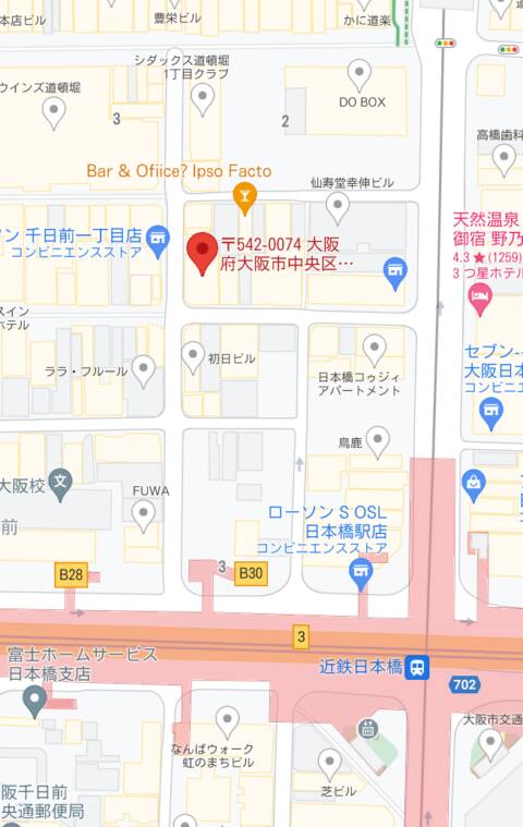 マップ｜クラブダイアモンド日本橋店（ニューハーフヘルス/日本橋）