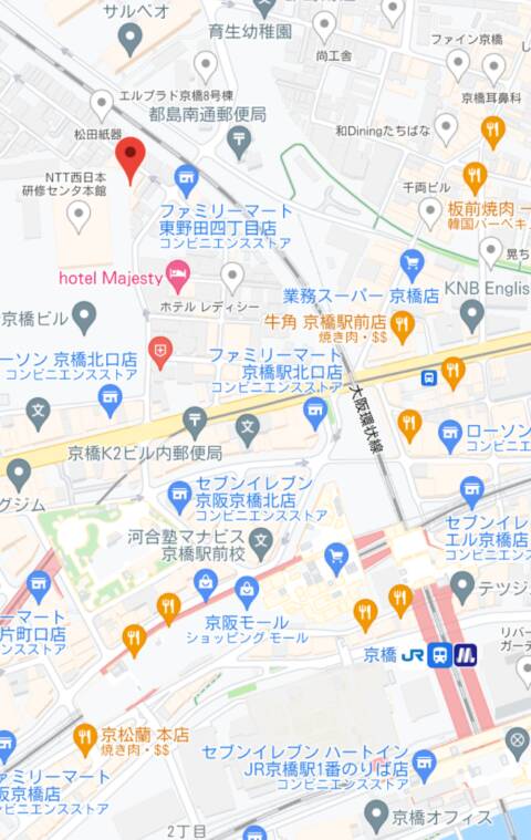 マップ（受付所）｜激安商事の課長命令 京橋店（ホテヘル/京橋）