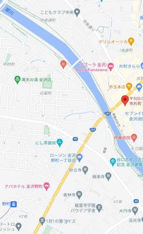 マップ｜CLUB Pandora（セクキャバ/金沢）