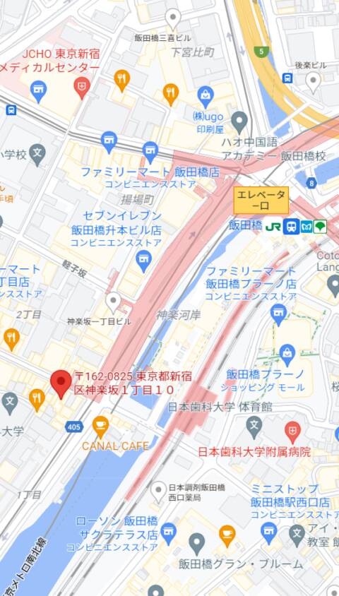 マップ｜Canan(カナン)神楽坂店（ガールズバー/神楽坂）