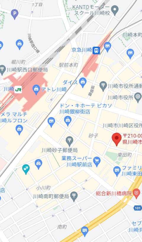 マップ｜ニューリッツ 川崎店（セクキャバ/川崎）