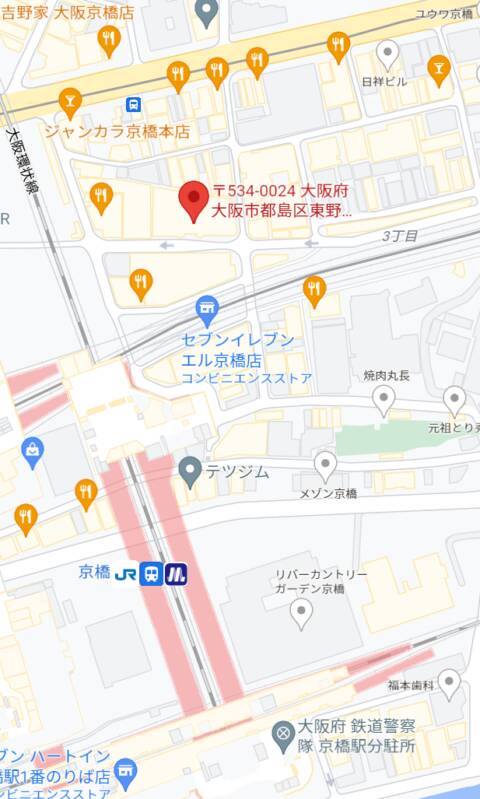マップ｜恋cawaii（2ショットキャバクラ/京橋）