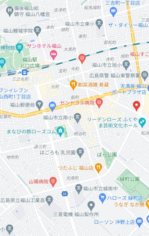 マップ｜遊遊-ゆうゆう-（セクキャバ/福山）