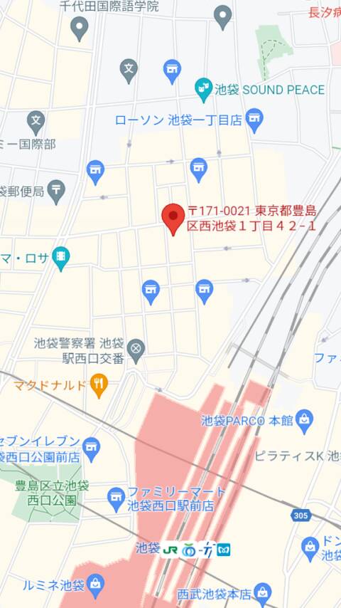 マップ｜大江戸（おさわりパブ/池袋）