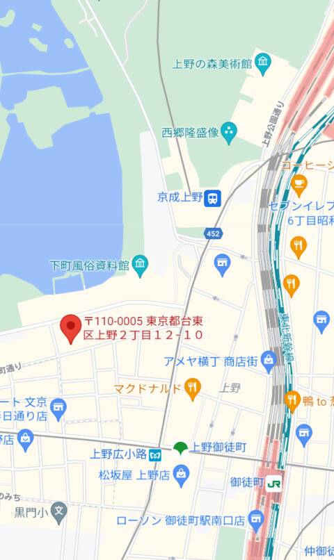 マップ｜ピンクタイガー（いちゃキャバ/上野）