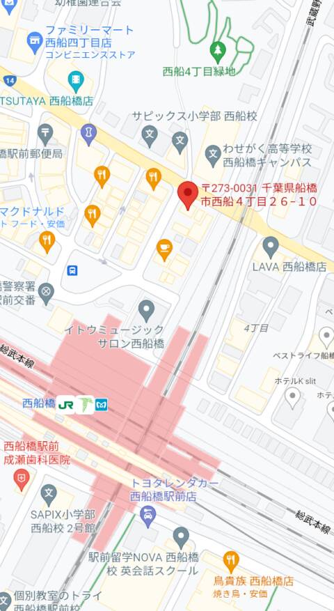 マップ｜花より男子（セクキャバ/西船橋）