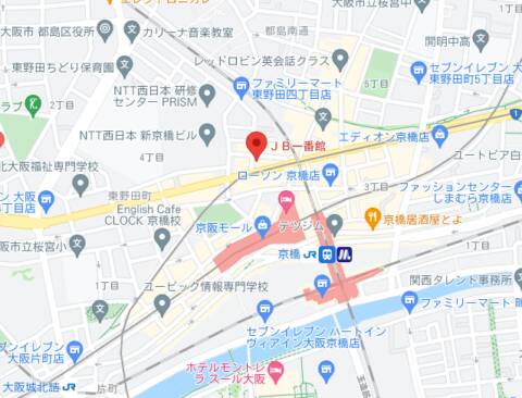 アクセスマップ｜clubさくら京橋店（ホテヘル/京橋）