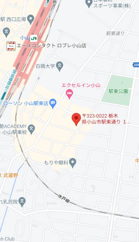マップ｜VASARA～覇沙羅～(バサラ)（キャバクラ/小山）