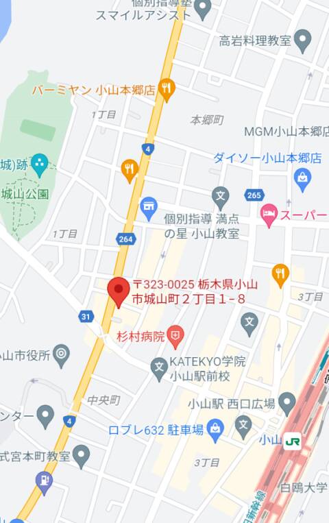 マップ｜excellent CLEO(クレオ)（キャバクラ/小山）