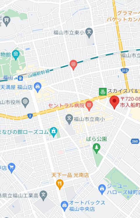 マップ｜CLUB ROGER（キャバクラ/福山）