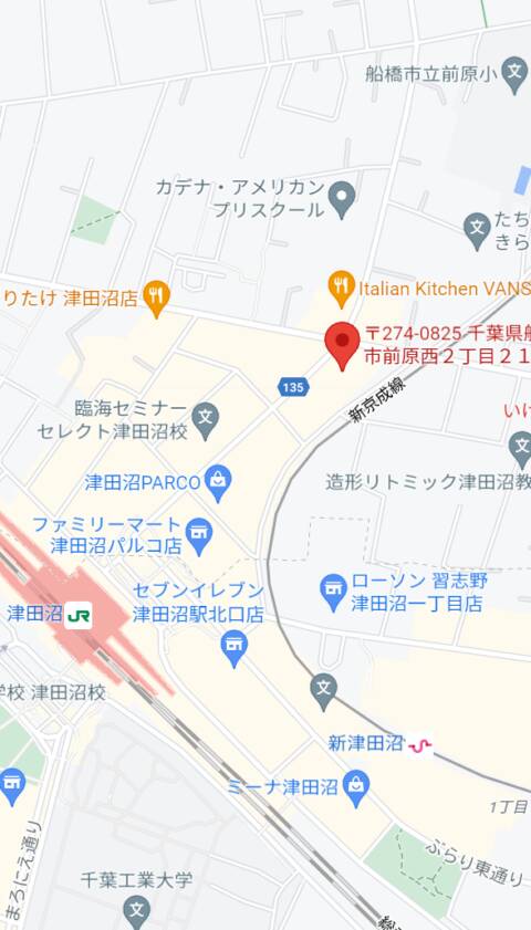 マップ｜ラファエル（キャバクラ/津田沼）