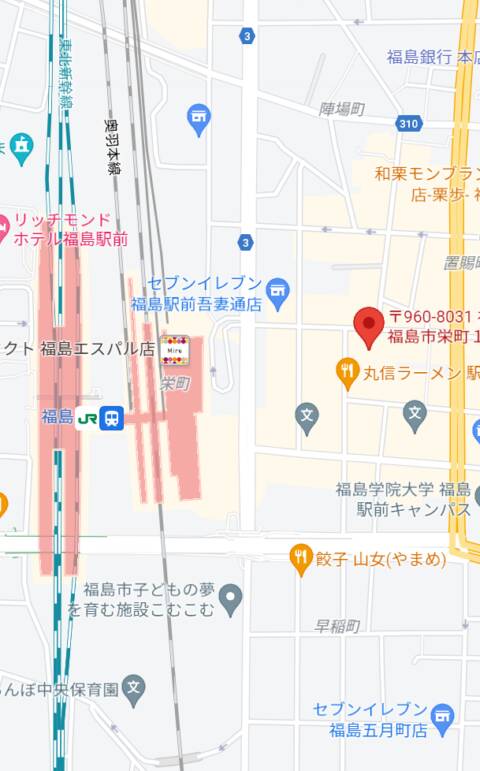 マップ｜リッツモダンスタイル福島（クラブ/福島）