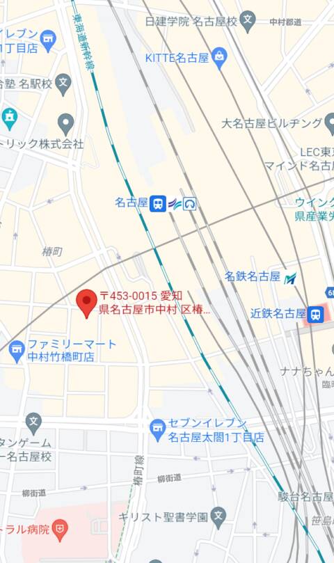 マップ｜mrs.J 名駅西（熟女キャバクラ/名古屋駅）
