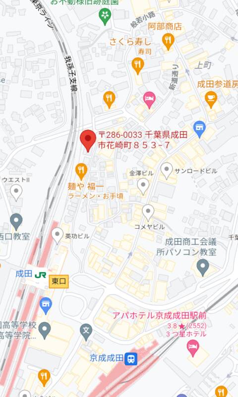 マップ｜Mrs club CORE(コア)（キャバクラ/成田）