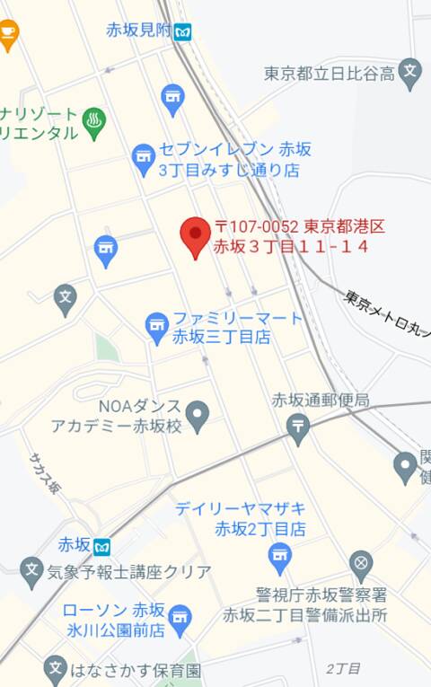 マップ｜月乃姫～KAGUYA～（キャバクラ/赤坂）