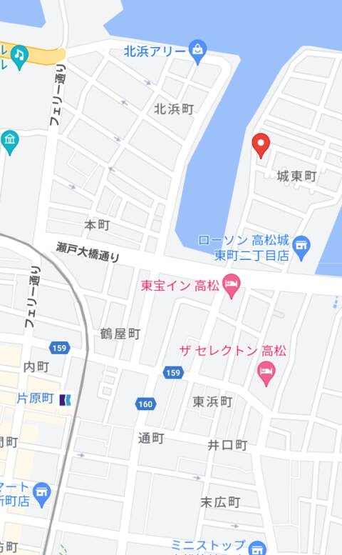 マップ｜アルファ(高松)（ファッションヘルス/城東町）