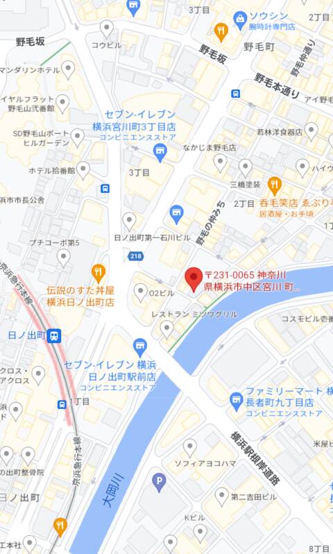 マップ｜KIRA KIRA キラキラ（ソープランド/横浜宮川町）