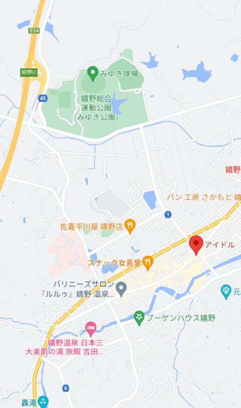 マップ｜あいどる（ソープランド/嬉野}）