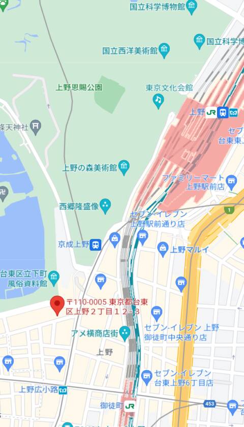マップ｜レモンカフェ（いちゃきゃば/上野）