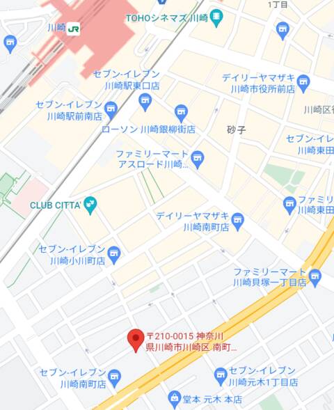 マップ｜ELEGANT－エレガント－（高級ソープランド/川崎南町）