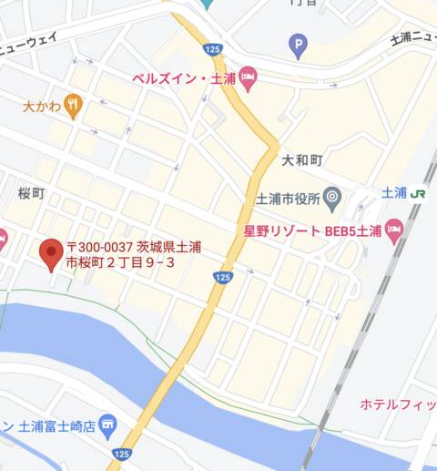 アクセスマップ｜G-SPOT 土浦店（ソープ/桜町（土浦市）}）