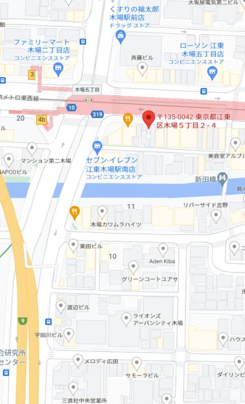 マップ｜Patio 木場店 (パティオ)（ガールズバー/木場）