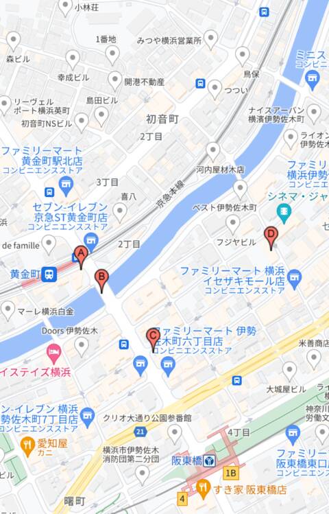 マップ｜横浜しこたまクリニック（オナクラ/曙町）