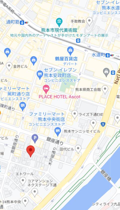 マップ｜エスペランサ熊本（ソープランド/中央街）