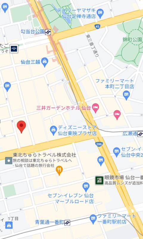 マップ｜Luminous（セクキャバ/国分町）