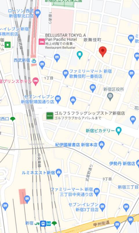 マップ｜KINGDOM QUEEN（キャバクラ/新宿歌舞伎町）