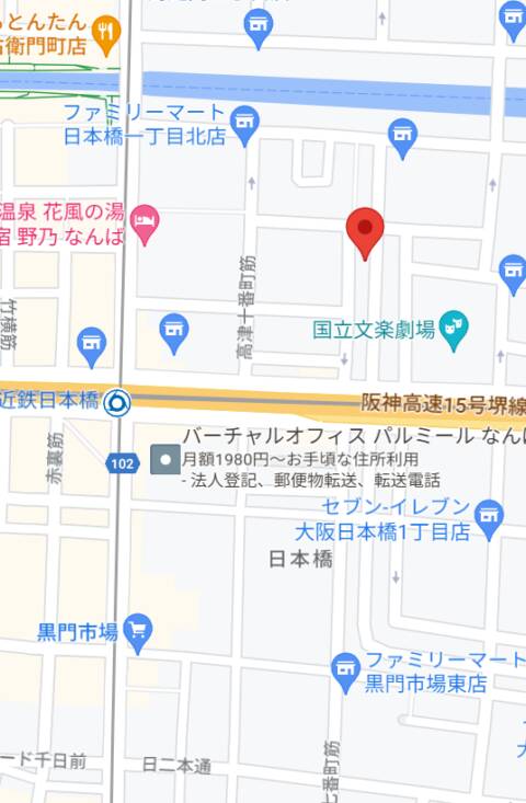 マップ（受付所）｜ぷるるんマダム日本橋店（ホテヘル/日本橋）