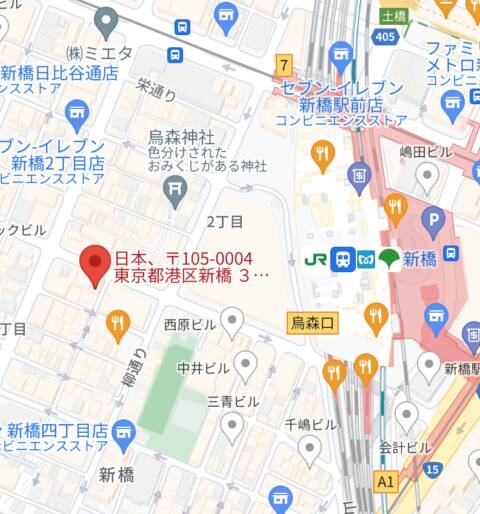 地図・アクセス｜パーティーマジック（セクキャバ/新橋）