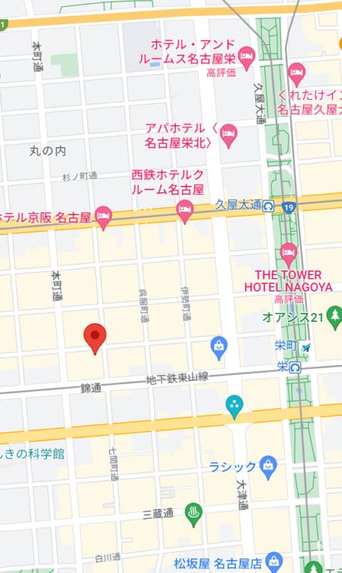 マップ｜カノジョ感　逆セーラー服しか勝たん　錦店（ファッションヘルス/錦）