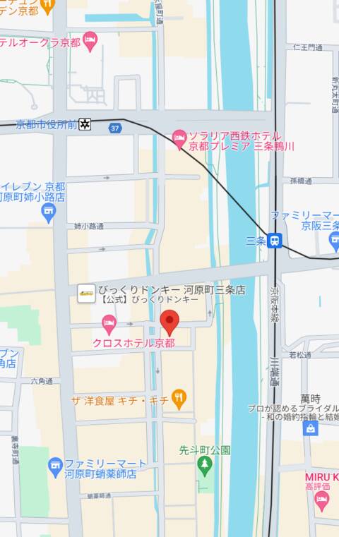 マップ｜MAIDREAM cute-A（メイドキャバクラ/木屋町）