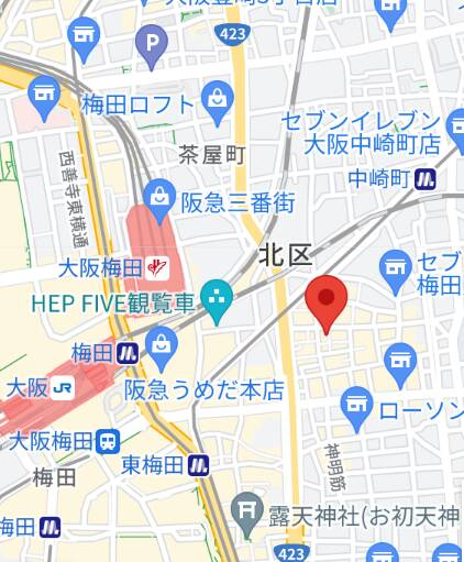 マップ｜リッチドール千太万太 梅田店（ファッションヘルス/梅田）