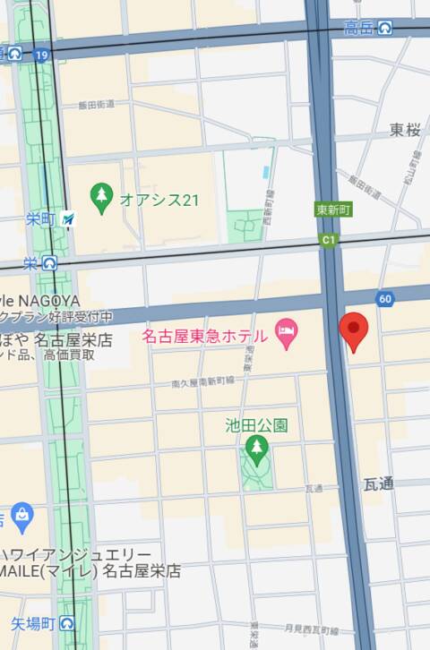 マップ｜ドMな逆バニーちゃん 東新町店（ファッションヘルス/栄）