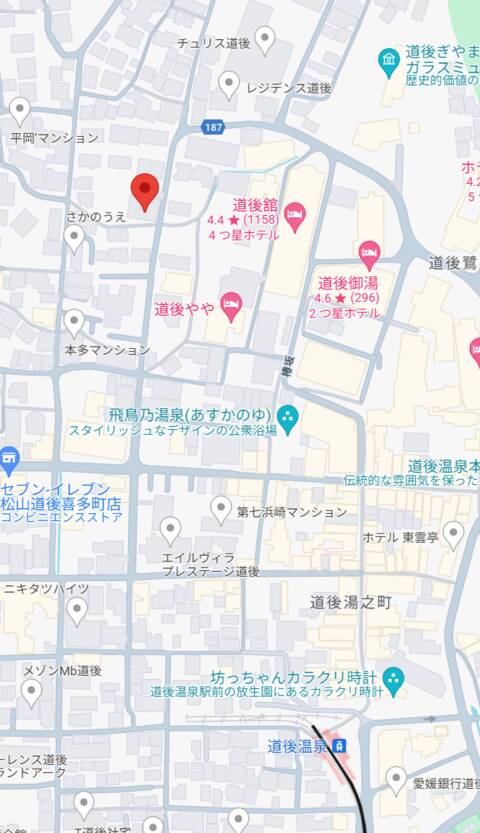 マップ｜小梅CLUB（ソープランド/道後）