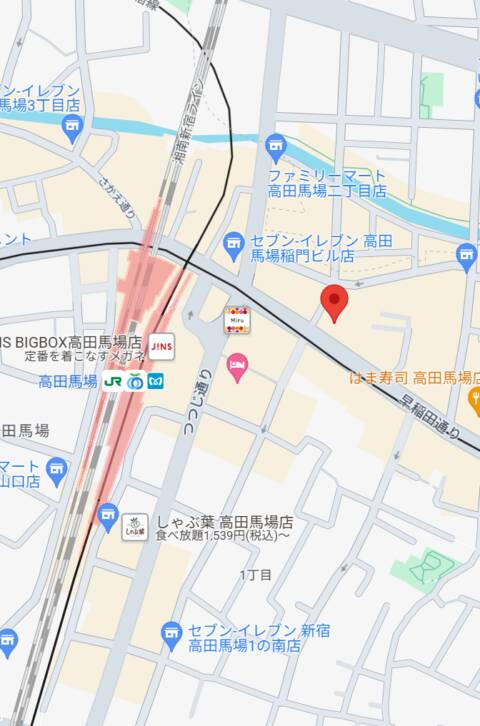 マップ｜joker (ジョーカー)（ガールズバー/高田馬場）