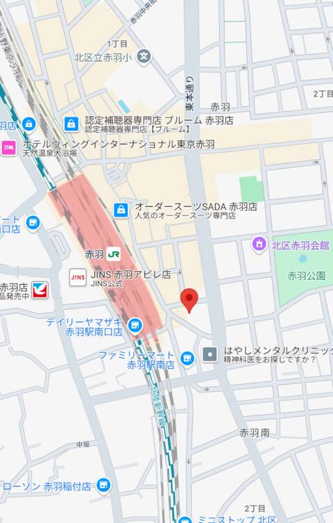 マップ｜5℃（ゴド）（キャバクラ/赤羽）