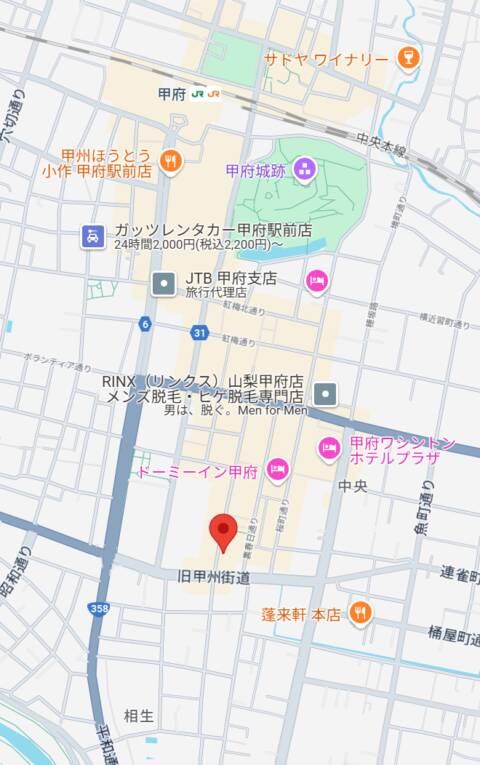 マップ｜マリン甲府店（ソープランド/甲府）