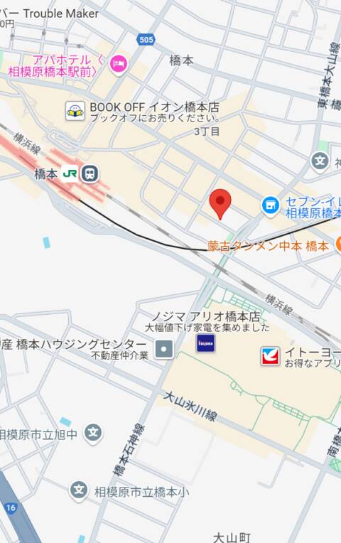 マップ｜Merry hashimoto（ラウンジ/橋本）