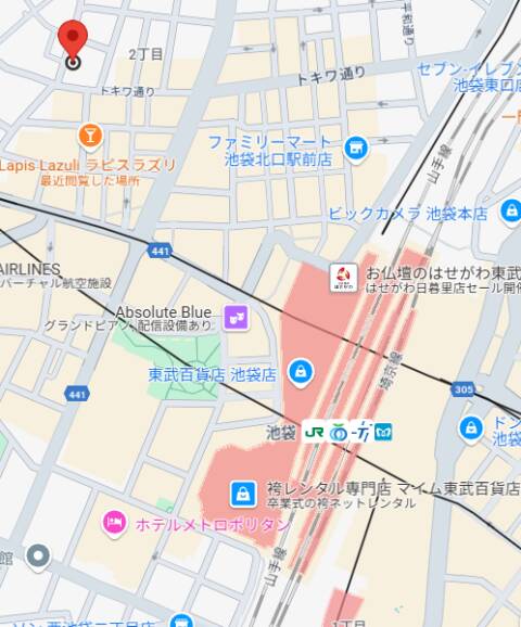 マップ｜マシュマロフロート（セクキャバ/池袋）