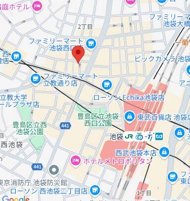 マップ｜LOUNGE Miccca(ミッカ)（ラウンジ/池袋）