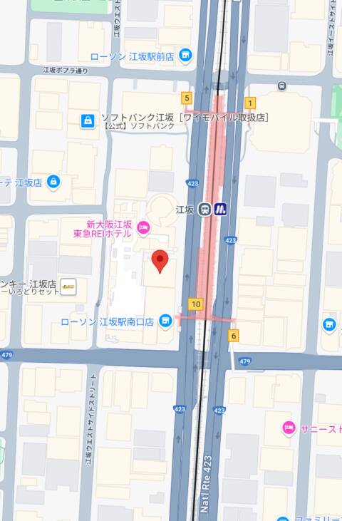 マップ｜Bar Agris（アグリス）（ガールズバー/江坂）