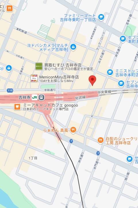 マップ｜ジェイ（吉祥寺）（セクキャバ/吉祥寺）