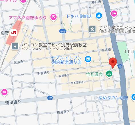 マップ｜個室浴場おねだり別府（ソープランド/別府）